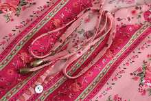 Load image into Gallery viewer, Boho Blouse, Vintage Blouse,Floral Print