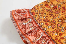 Load image into Gallery viewer, Boho Skirt, Mini Skirt, Wild Flower