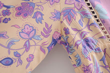 Load image into Gallery viewer, Boho Blouse, Vintage Blouse,Floral Print