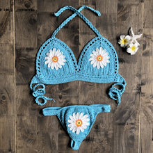 Load image into Gallery viewer, Hollow floral Pattern,Bikini Swimsuit,Biquini Swim Beachwear