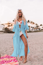 Load image into Gallery viewer, solid sashes, Bohemian dress , Boho maxi sundress