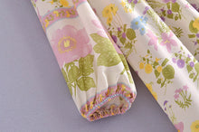 Load image into Gallery viewer, Beige Floral Print,Bohemian Maxi Dress,Boho Dress