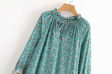 Load image into Gallery viewer, Mini Dress, Boho Sundress,Floral print