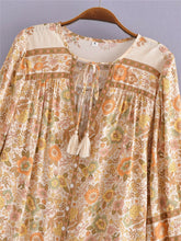 Load image into Gallery viewer, Floral printed, Boho shirts,bohemian blouse