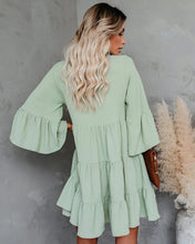 Load image into Gallery viewer, Lace-up Tassel, Bohemian Mini Dress , Boho Sundresses