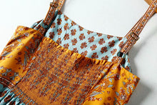 Load image into Gallery viewer, Floral Print ,Bohemian Beach Playsuit , Strapless Boho Bodysuit