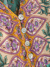 Load image into Gallery viewer, Floral print v-neck,Boho sundress,Boho mini dress