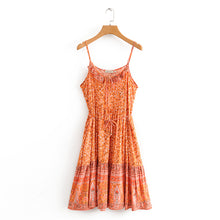 Load image into Gallery viewer, Floral print,mini dress ,Boho dress