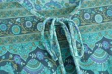 Load image into Gallery viewer, Pink Floral Print ,Bohemian Maxi Dress ,Boho Dress