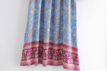 Load image into Gallery viewer, Multi Floral Print ,Bohemian Style ,Boho Maxi Dresses