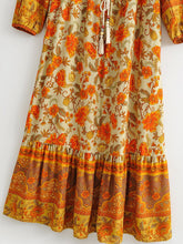 Load image into Gallery viewer, Maxi Dress, Boho Sundress,Floral print