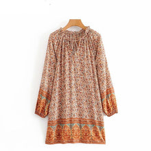 Load image into Gallery viewer, Mini Dress, Boho Sundress,Floral print