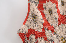 Load image into Gallery viewer, Floral Print,Vintage Sundress,Boho Maxi Dress