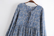 Load image into Gallery viewer, Maxi Dress, Boho Sundress,Floral Print