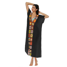 Load image into Gallery viewer, Embroidery Floral,Bohemian Maxi Dress ,Boho Sundress