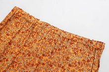 Load image into Gallery viewer, Boho Skirt, Mini Skirt, Wild Flower