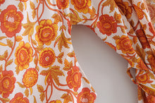 Load image into Gallery viewer, Yellow Floral Print ,Boho Kimono,Bikini Cover-ups