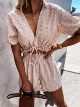 Load image into Gallery viewer, White Embroidery Lace,Bohemian Mini Top and Shorts,Boho Sets