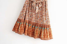 Load image into Gallery viewer, Mini Dress, Boho Sundress,Floral print