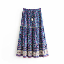 Load image into Gallery viewer, Boho Sets, Maxi Skirt and Tops, Wild Flower