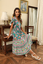Load image into Gallery viewer, Floral Print,Bohemian Dresses,Boho Sundress