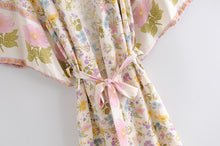 Load image into Gallery viewer, Boho Kimono,Gypsy Floral ,Bohemian Robe