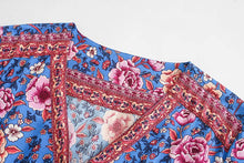 Load image into Gallery viewer, Maxi Dress, Boho Sundress,Floral Print