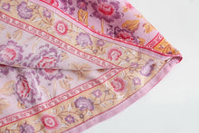 Load image into Gallery viewer, Floral Print V-neck,Boho Sundress,Boho Mini Dress