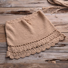 Load image into Gallery viewer, Solid hollow, Bikini Swimsuit ,Swim Beachwear