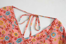 Load image into Gallery viewer, Mini Dress, Boho Sundress,Floral print