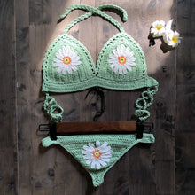 Load image into Gallery viewer, Hollow floral Pattern,Bikini Swimsuit,Biquini Swim Beachwear