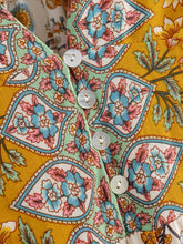 Load image into Gallery viewer, Floral print v-neck,Boho sundress,Boho mini dress