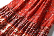 Load image into Gallery viewer, Boho Skirt, Maxi Skirt, Wild Flower