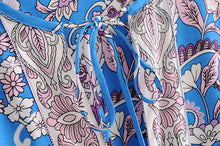 Load image into Gallery viewer, Floral Print,Bohemian Midi Sundress,Boho Dress