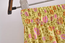 Load image into Gallery viewer, Yellow floral print , Bohemian skirt , Boho Maxi Skirt