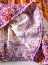 Load image into Gallery viewer, Pink Floral,Mini Skirts and Tops,Boho Sets