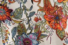 Load image into Gallery viewer, Multi Floral print ,Boho Kimono robe,Bikini Cover-ups