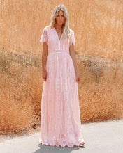 Load image into Gallery viewer, Lace Hollow Out, Bohemian Maxi Dress,Boho Dresses