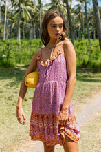 Load image into Gallery viewer, Floral print,mini dress ,Boho dress