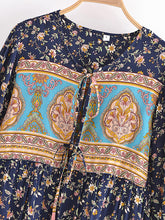 Load image into Gallery viewer, Floral Print ,Beach Bohemian Maxi Dress, Boho Dress