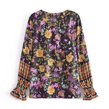 Load image into Gallery viewer, Multi Floral Printed,Bohemian Shirt ,Beach Shirts