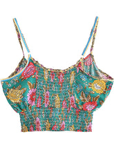 Load image into Gallery viewer, Floral Two Piece Suits,Bohemian 2 Pieces Outfits,Boho Sets