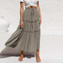 Load image into Gallery viewer, High Waist Boho Skirt,Irregular Maxi Skirt