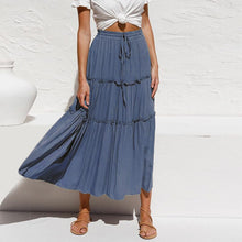 Load image into Gallery viewer, High Waist Boho Skirt,Irregular Maxi Skirt