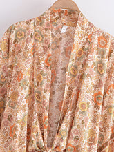 Load image into Gallery viewer, Boho Kimono ,Bohemian Robe ,Bikini Cover Ups