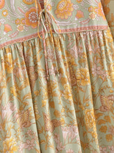Load image into Gallery viewer, Floral Print,Bohemian Maxi Dress ,Beach Dress