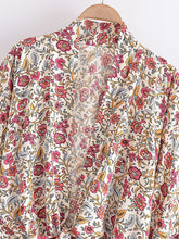 Load image into Gallery viewer, Boho Kimono ,Short Robe ,Bikini Cover Ups