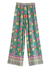 Load image into Gallery viewer, Floral Two Piece Suits,Bohemian 2 Pieces Outfits,Boho Sets