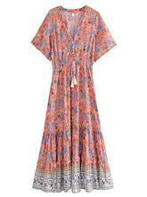 Load image into Gallery viewer, Bohemian Maxi Dresses,Tassel Boho Dress