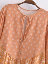 Load image into Gallery viewer, Floral Bohemian Blouse, Vintage Shirts